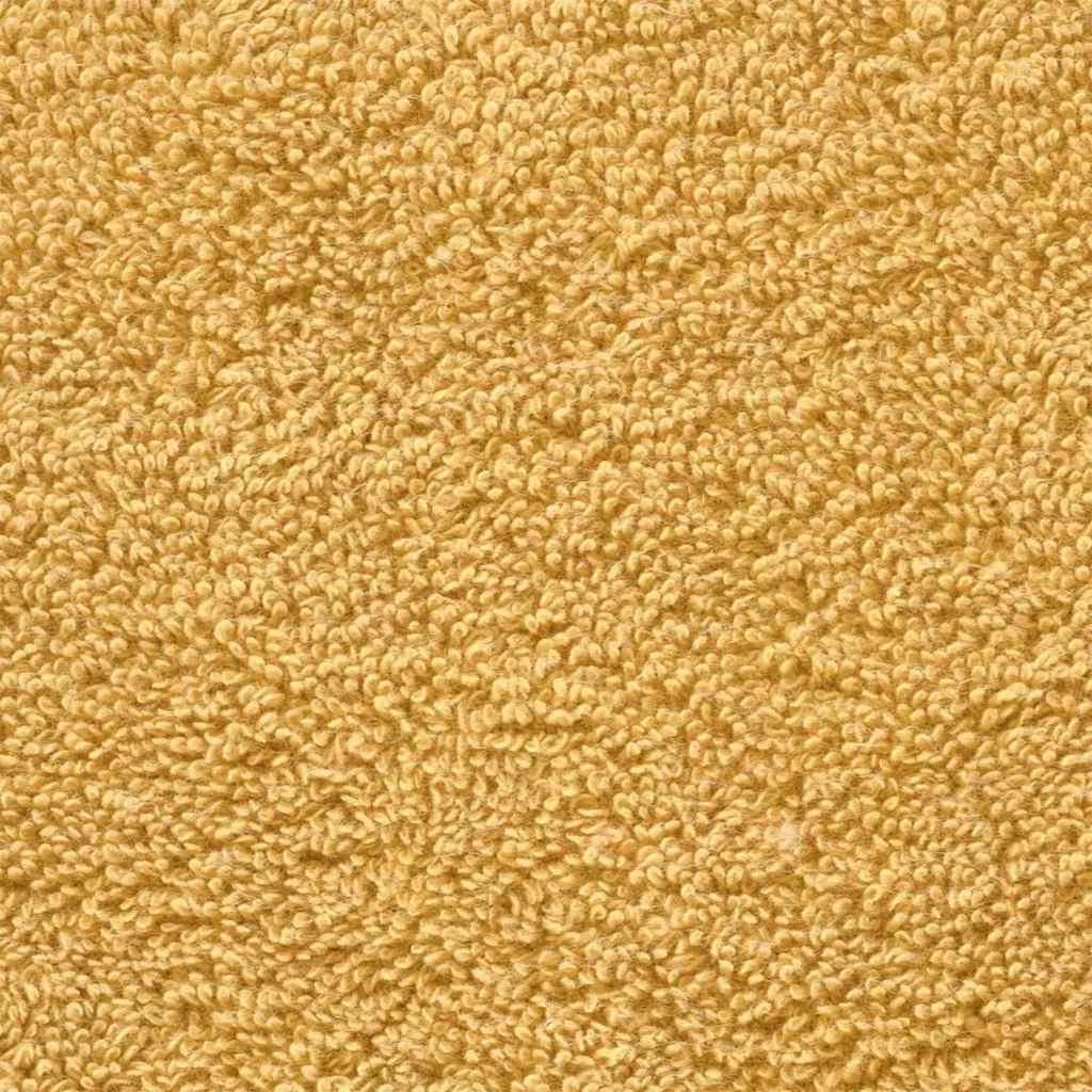 vidaXL Asciugamano per Ospiti SOLUND 4 pcs Oro 15 x 21 cm 550 gsm - Image 4 of 6