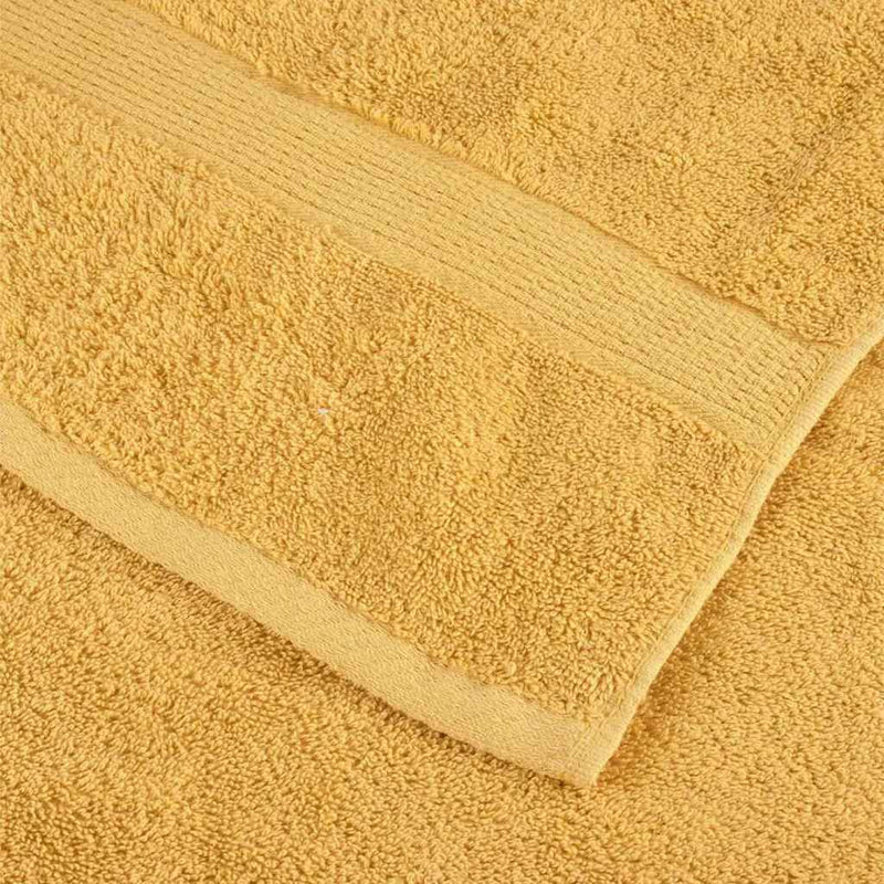 vidaXL Asciugamano per Ospiti SOLUND 4 pcs Oro 15 x 21 cm 550 gsm - Image 5 of 6