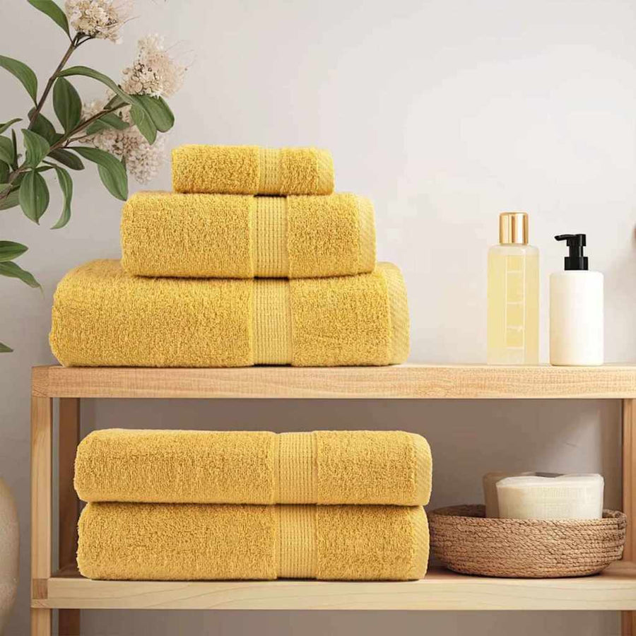Asciugamano per Ospiti SOLUND 4 pcs Oro 15 x 21 cm 550 gsm - immagine 1 | SolPatio