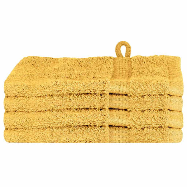 Asciugamano per Ospiti SOLUND 4 pcs Oro 15 x 21 cm 550 gsm - immagine 2 | SolPatio