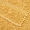vidaXL Asciugamani Premium SOLUND 10 pz Oro 30x30 cm 600 g/m² - Image 3 of 5