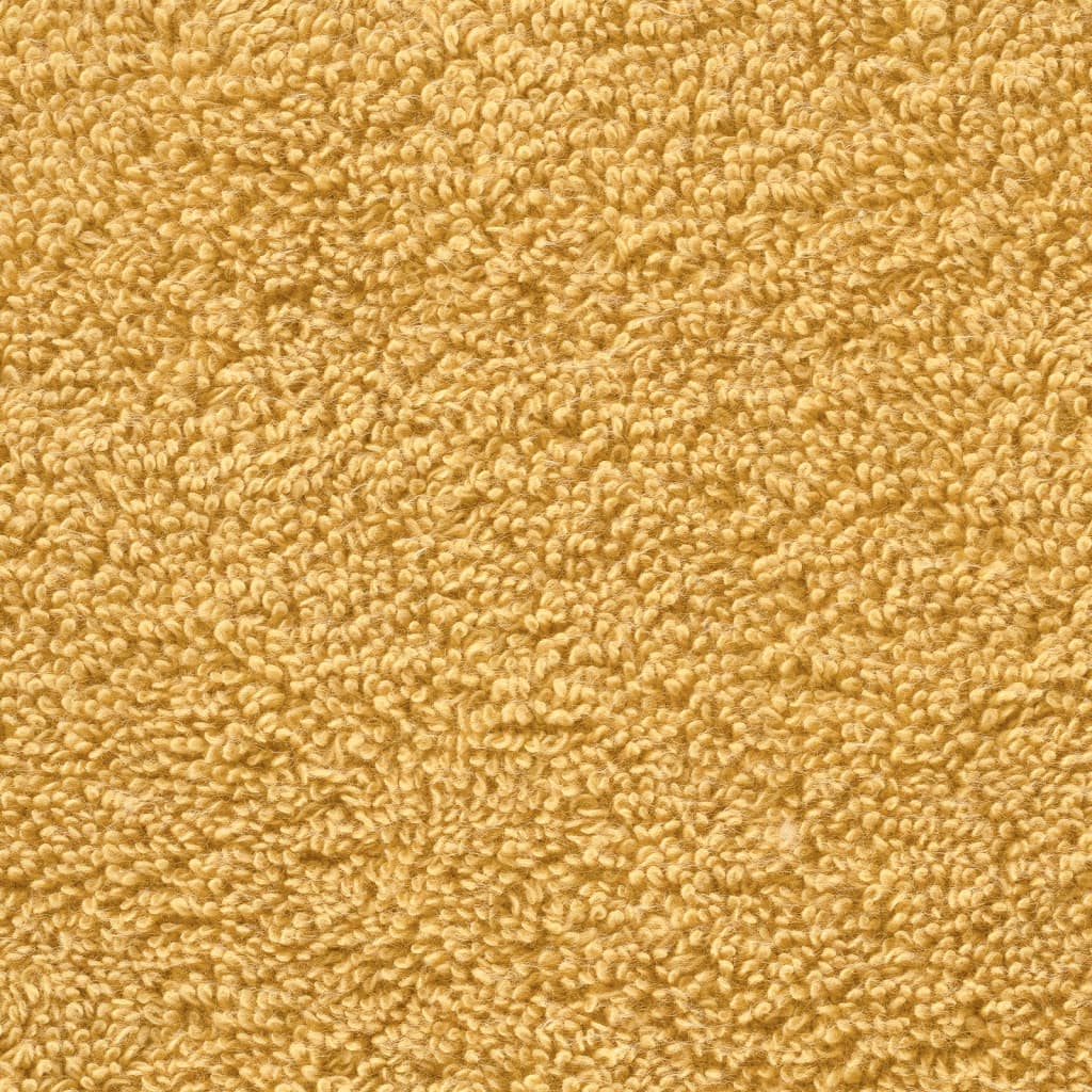 vidaXL Asciugamani da doccia premium SOLUND 4 pezzi Oro 70x140 cm 600 g/m² - Image 5 of 5