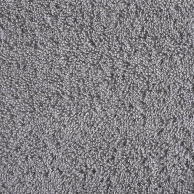 vidaXL Asciugamani Premium SOLUND 10 pz Grigio 30x30 cm 600 g/m² - Image 5 of 5