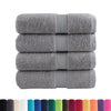 vidaXL Asciugamani per ospiti Premium SOLUND 4 pz Grigio 30x50 cm 600 g/m² - Image 1 of 5