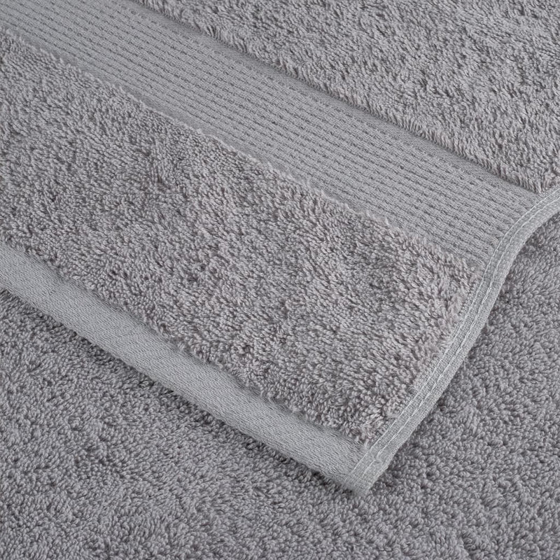 vidaXL Asciugamani per ospiti Premium SOLUND 4 pz Grigio 30x50 cm 600 g/m² - Image 4 of 5
