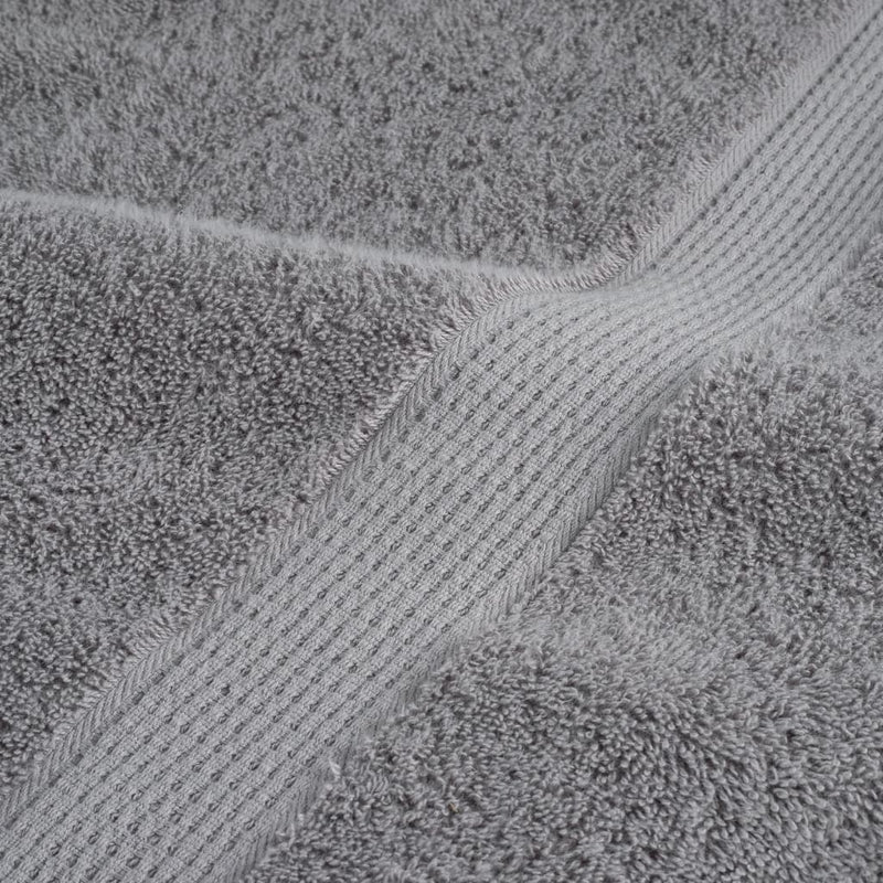 vidaXL Asciugamani per ospiti Premium SOLUND 4 pz Grigio 30x50 cm 600 g/m² - Image 5 of 5