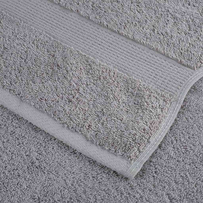 vidaXL Asciugamani Premium SOLUND 10 pz Grigio 100x200 cm 600 g/m² - Image 4 of 5