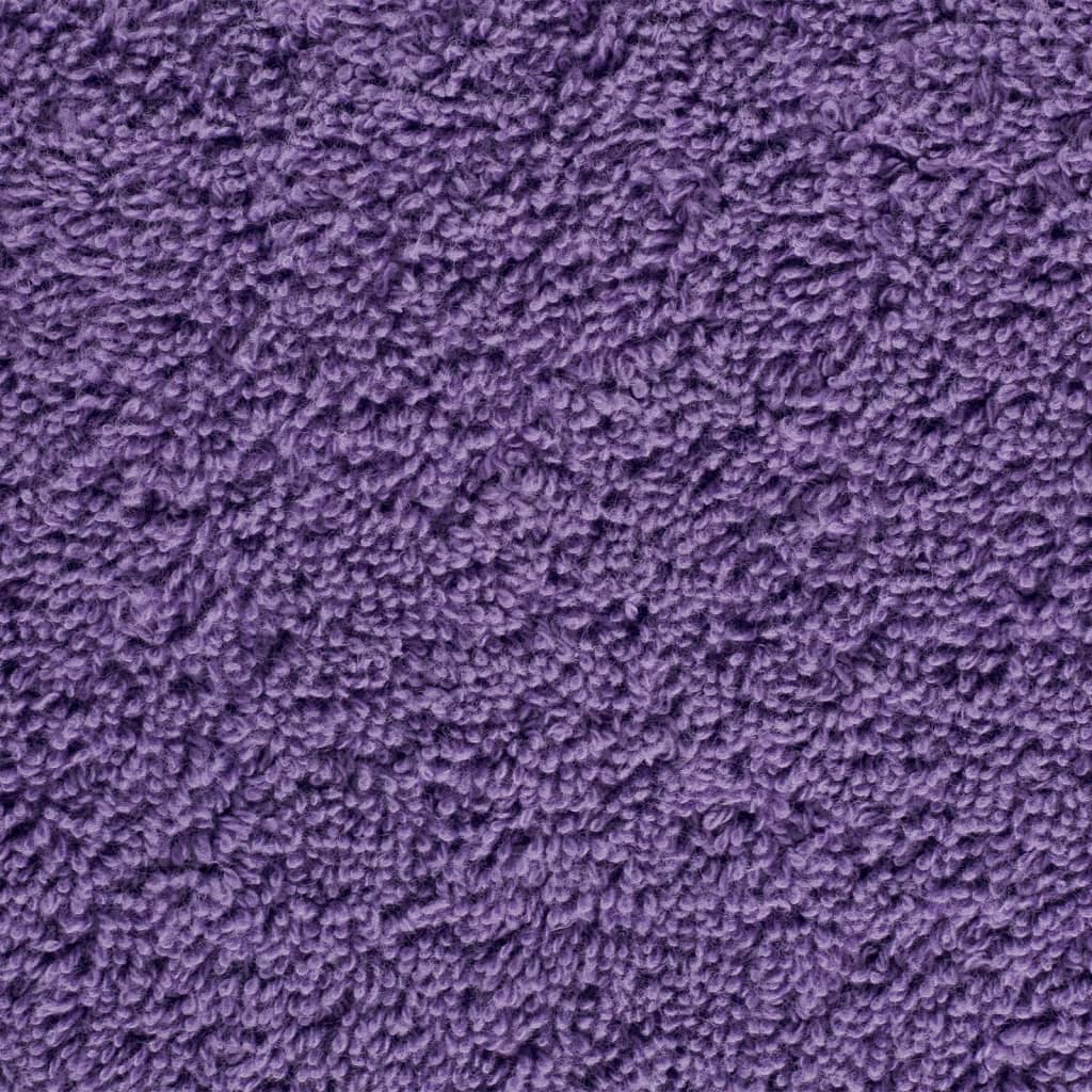 vidaXL Asciugamani da Doccia SOLUND 10 pz Viola 70x140cm 600 g/m² - Image 3 of 5