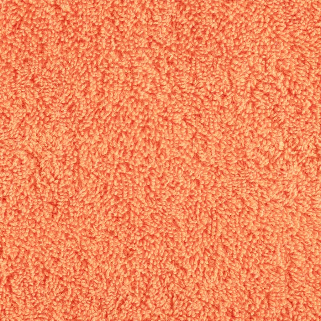 vidaXL Asciugamani Premium SOLUND 4 pz Arancione 30x30 cm 600 g/m² - Image 3 of 5
