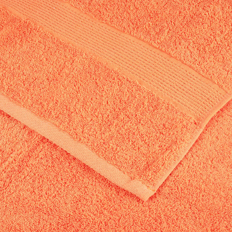 vidaXL Asciugamani Premium SOLUND 4 pz Arancione 30x30 cm 600 g/m² - Image 4 of 5