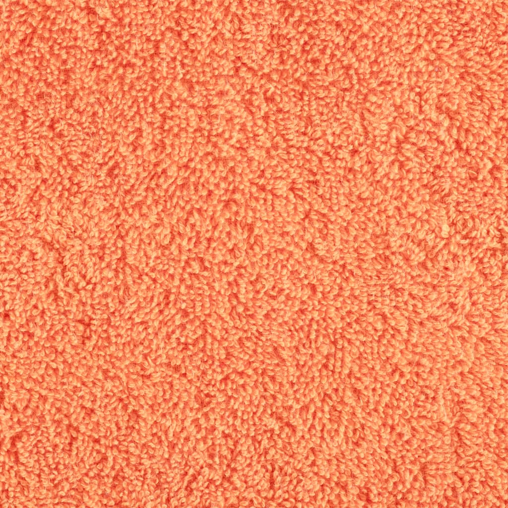vidaXL Asciugamani SOLUND 4 pz Arancione 100x200 cm 600 g/m² - Image 3 of 5