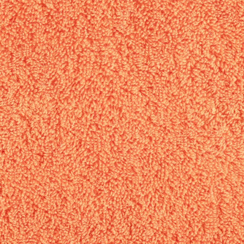 vidaXL Asciugamani SOLUND 10 pz Arancione 100x200 cm 600 g/m² - Image 3 of 5
