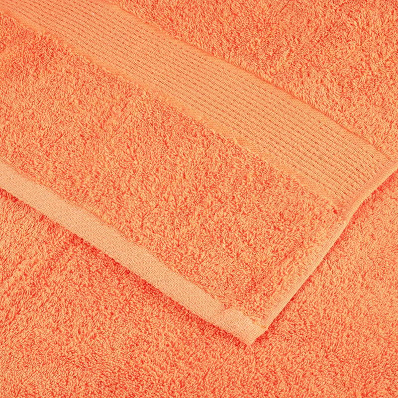 vidaXL Asciugamani SOLUND 10 pz Arancione 100x200 cm 600 g/m² - Image 4 of 5