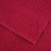 vidaXL Asciugamani da bagno Premium SOLUND 10 pz Rosso 100x150 cm 600 g/m² - Image 4 of 5