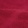 vidaXL Asciugamani da bagno Premium SOLUND 10 pz Rosso 100x150 cm 600 g/m² - Image 5 of 5