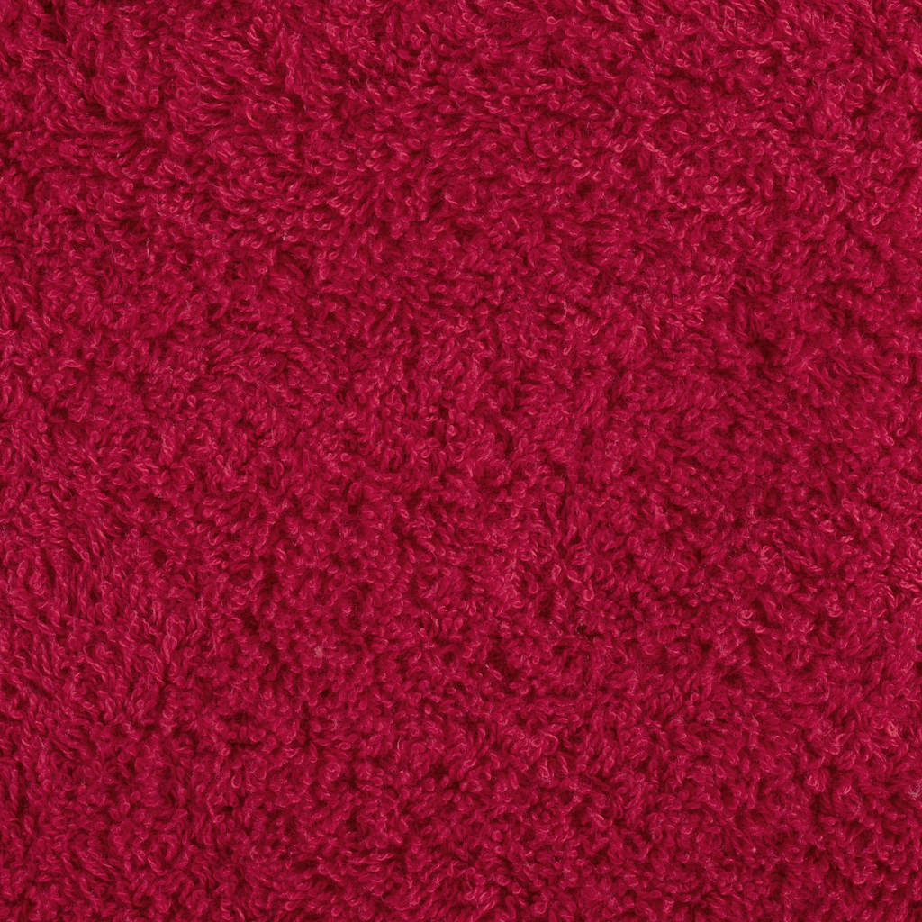 vidaXL Asciugamani per Sauna SOLUND 10 pz Rossi 80x200cm 600 g/m² - Image 3 of 5