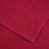 Set 10 Asciugamani per Sauna in Cotone 600 g/m² 80×200 cm Rossi - Image 4 of 5