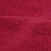 vidaXL Asciugamani per Sauna SOLUND 10 pz Rossi 80x200cm 600 g/m² - Image 5 of 5