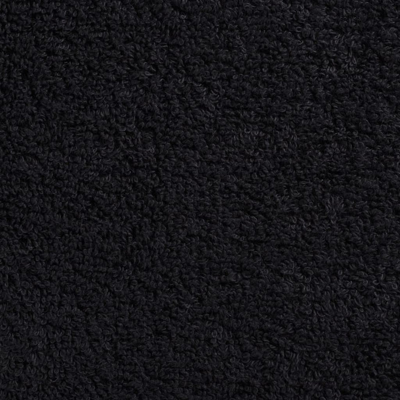 vidaXL Asciugamani Premium SOLUND 2 pz Nero 30x30 cm 600 g/m² - Image 3 of 5