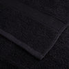 vidaXL Asciugamani Premium SOLUND 2 pz Nero 30x30 cm 600 g/m² - Image 4 of 5