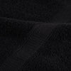 vidaXL Asciugamani Premium SOLUND 4 pz Nero 30x30 cm 600 g/m² - Image 5 of 5