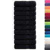 vidaXL Asciugamani da Doccia SOLUND 10 pz Neri 70x140 cm 600 g/m² - Image 1 of 5