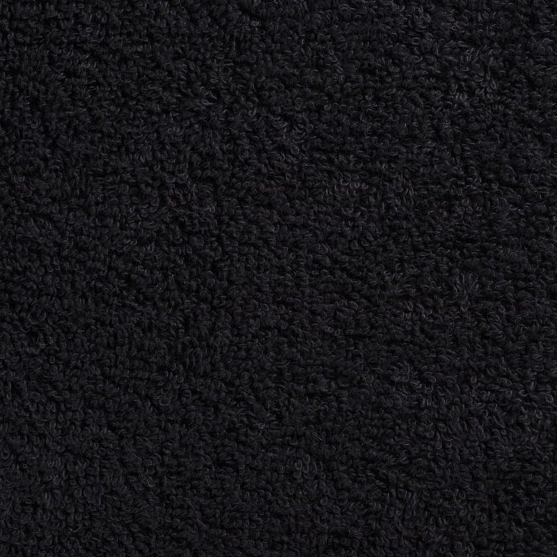 vidaXL Asciugamani da bagno Premium SOLUND 2 pz Nero 100x150 cm 600 g/m² - Image 3 of 5