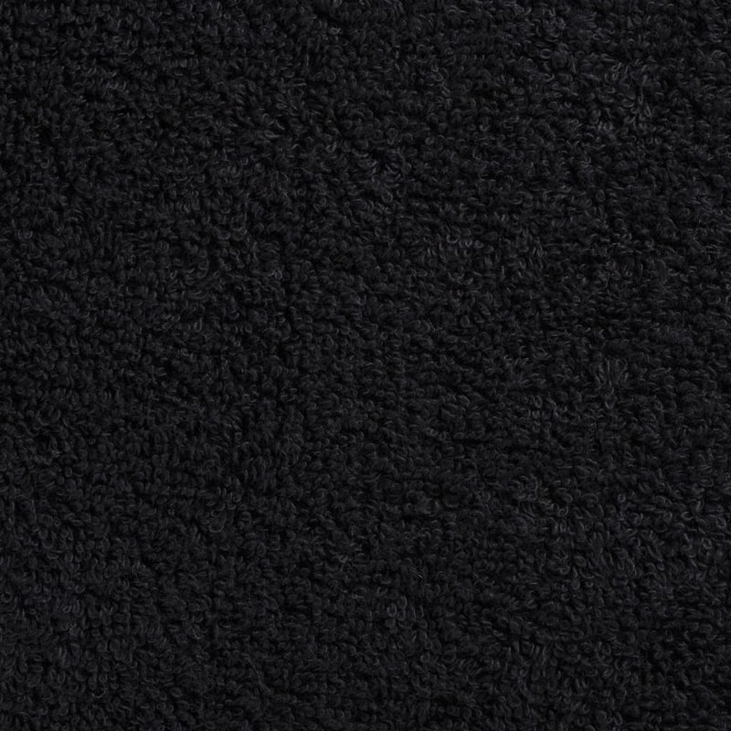 vidaXL Asciugamani da bagno Premium SOLUND 4 pz Nero 100x150 cm 600 g/m² - Image 3 of 5