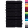 vidaXL Asciugamani SOLUND 10 pz Neri 100x200 cm 600 g/m² - Image 1 of 5