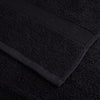 vidaXL Asciugamani SOLUND 10 pz Neri 100x200 cm 600 g/m² - Image 4 of 5