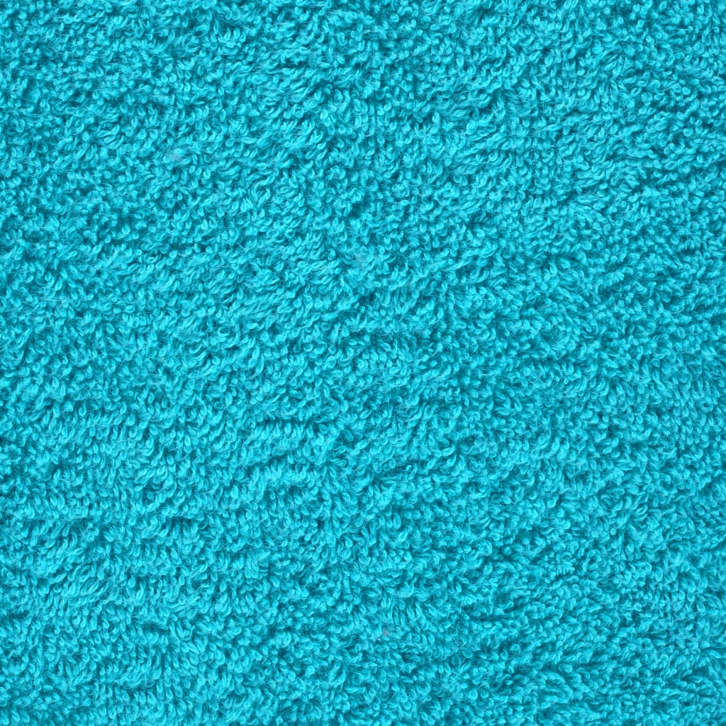 vidaXL Asciugamani Premium SOLUND 4 pz Turchese 30x30 cm 600 g/m² - Image 3 of 5