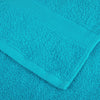 vidaXL Asciugamani Premium SOLUND 4 pz Turchese 30x30 cm 600 g/m² - Image 4 of 5