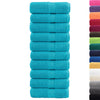 vidaXL Asciugamani Premium SOLUND 10 pz Turchese 30x30 cm 600 g/m² - Image 1 of 5