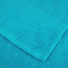 vidaXL Asciugamani Premium SOLUND 10 pz Turchese 30x30 cm 600 g/m² - Image 4 of 5