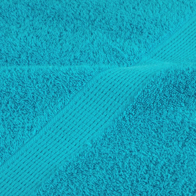 vidaXL Asciugamani Doccia SOLUND 10 pz Turchesi 70x140cm 600 g/m² - Image 5 of 5