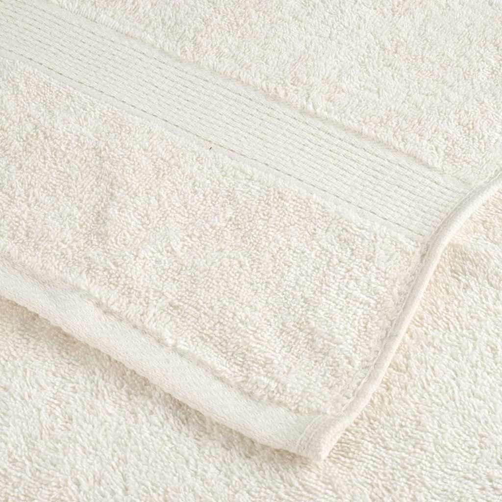 vidaXL Asciugamano per Ospiti SOLUND 4 pcs Crema 15 x 21 cm 550 gsm - Image 5 of 6