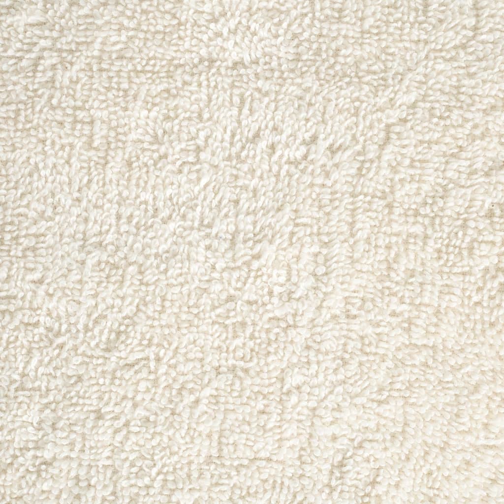 vidaXL Asciugamani per Ospiti SOLUND 4 pz Crema 30x50 cm 600 g/m² - Image 3 of 5