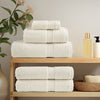 vidaXL Asciugamani da bagno Premium SOLUND 2 pz Crema 100x150 cm 600 g/m² - Image 2 of 5