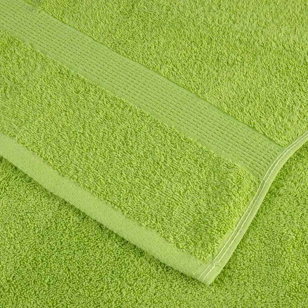 vidaXL Asciugamano per Ospiti SOLUND 4 pcs Verde 15 x 21 cm 550 gsm - Image 5 of 6