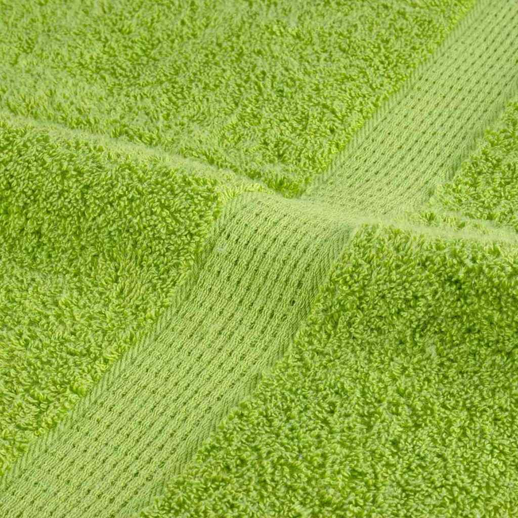 vidaXL Asciugamano per Ospiti SOLUND 4 pcs Verde 15 x 21 cm 550 gsm - Image 6 of 6