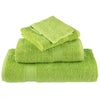 vidaXL Asciugamano per Ospiti SOLUND 4 pcs Verde 15 x 21 cm 550 gsm - Image 3 of 6