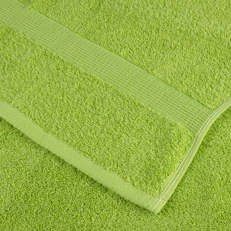 vidaXL Asciugamani Premium SOLUND 10 pz Verde Mela 30x30 cm 600 g/m² - Image 4 of 5