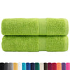 vidaXL Asciugamani Premium SOLUND 2 pz Verdi 50x100 cm 600 g/m² - Image 1 of 5