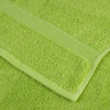 vidaXL Asciugamani Premium SOLUND 2 pz Verdi 50x100 cm 600 g/m² - Image 4 of 5
