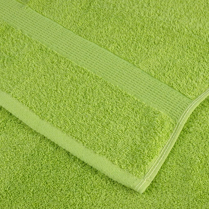 vidaXL Asciugamani Premium SOLUND 2 pz Verdi 50x100 cm 600 g/m² - Image 4 of 5
