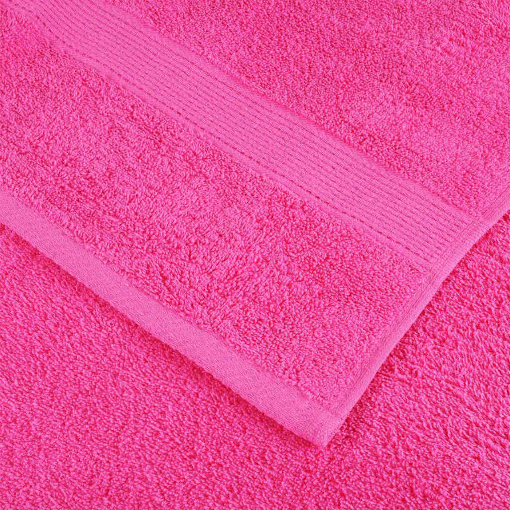 vidaXL Asciugamano per Ospiti SOLUND 10 pcs Rosa 15 x 21 cm 550 gsm - Image 5 of 6
