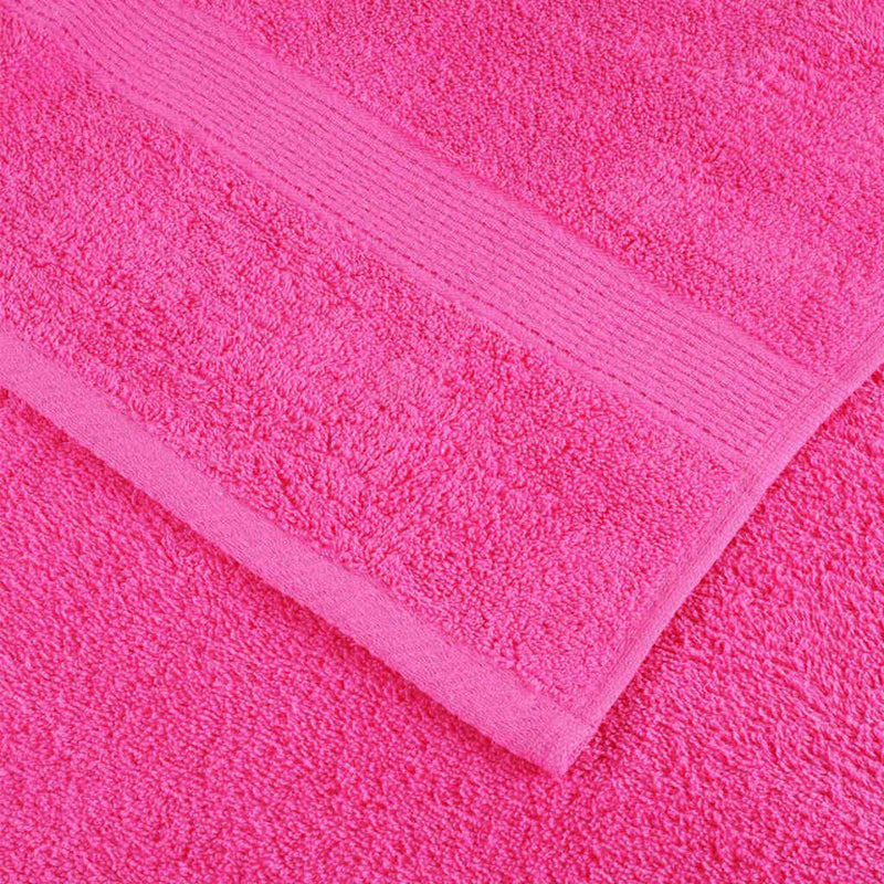 vidaXL Asciugamano per Ospiti SOLUND 10 pcs Rosa 15 x 21 cm 550 gsm - Image 5 of 6