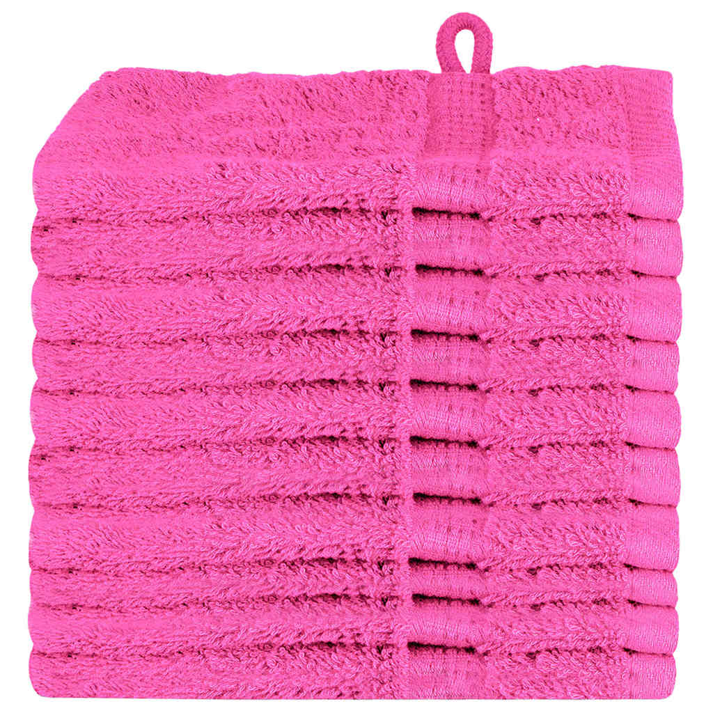 vidaXL Asciugamano per Ospiti SOLUND 10 pcs Rosa 15 x 21 cm 550 gsm - Image 2 of 6