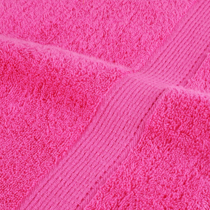 vidaXL Asciugamani per Ospiti SOLUND 10 pz Rosa 30x50 cm 600 g/m² - Image 4 of 5