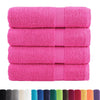 vidaXL Asciugamani Premium SOLUND 4 pz Rosa 50x100 cm 600 g/m² - Image 1 of 5